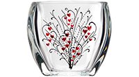 Candle Holder-Hearts LG