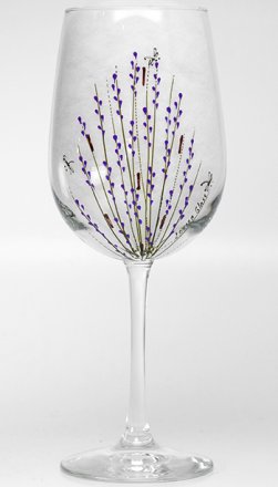 18 oz Tall Wine-Cat Tails