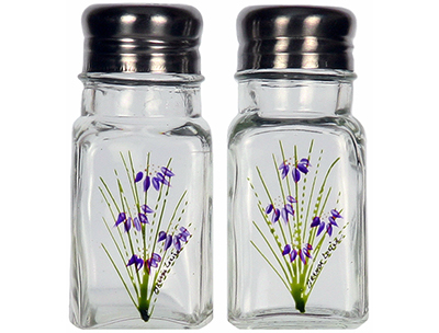 Hyacinth Salt + Pepper Shaker Set | Rustic Charm &Petals