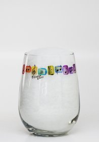 Stemless Wine-Music Notes